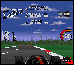 Newman-Haas IndyCar Racing featuring Nigel Mansell (Europe) In game screenshot